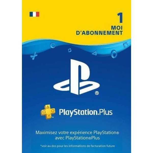 Abonnement PS Plus Essentiel 1 mois Region france