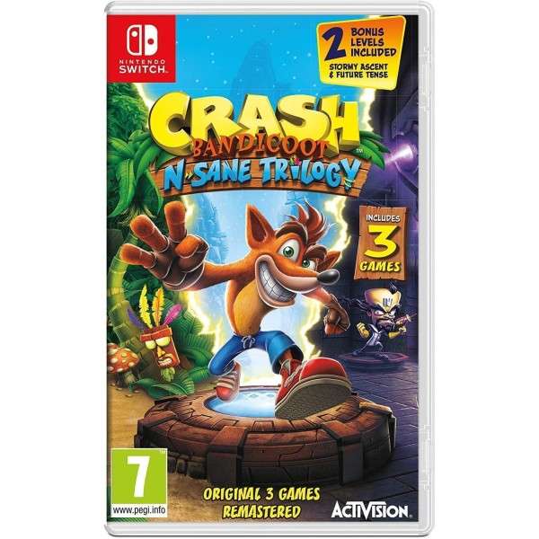 Crash Bandicoot N-Sane Trilogy Nintendo switch