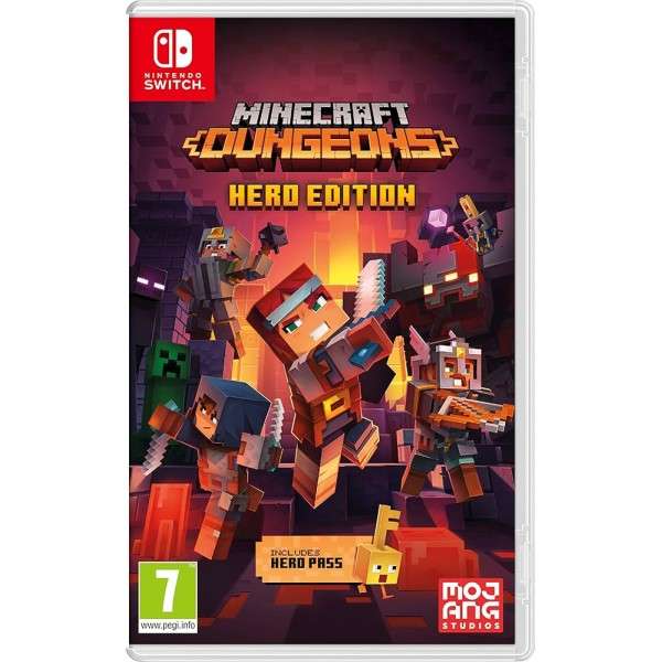 Minecraft Dungeons sur Nintendo Switch